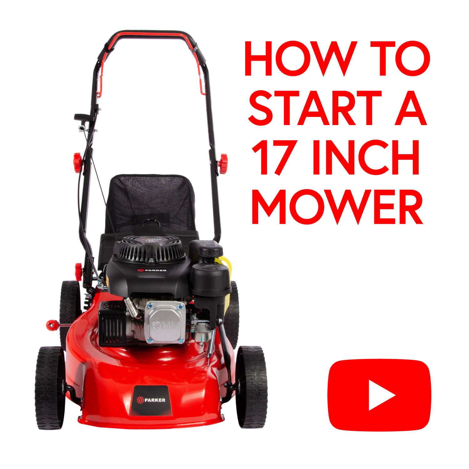 Starting Our 17" Petrol Lawn Mower