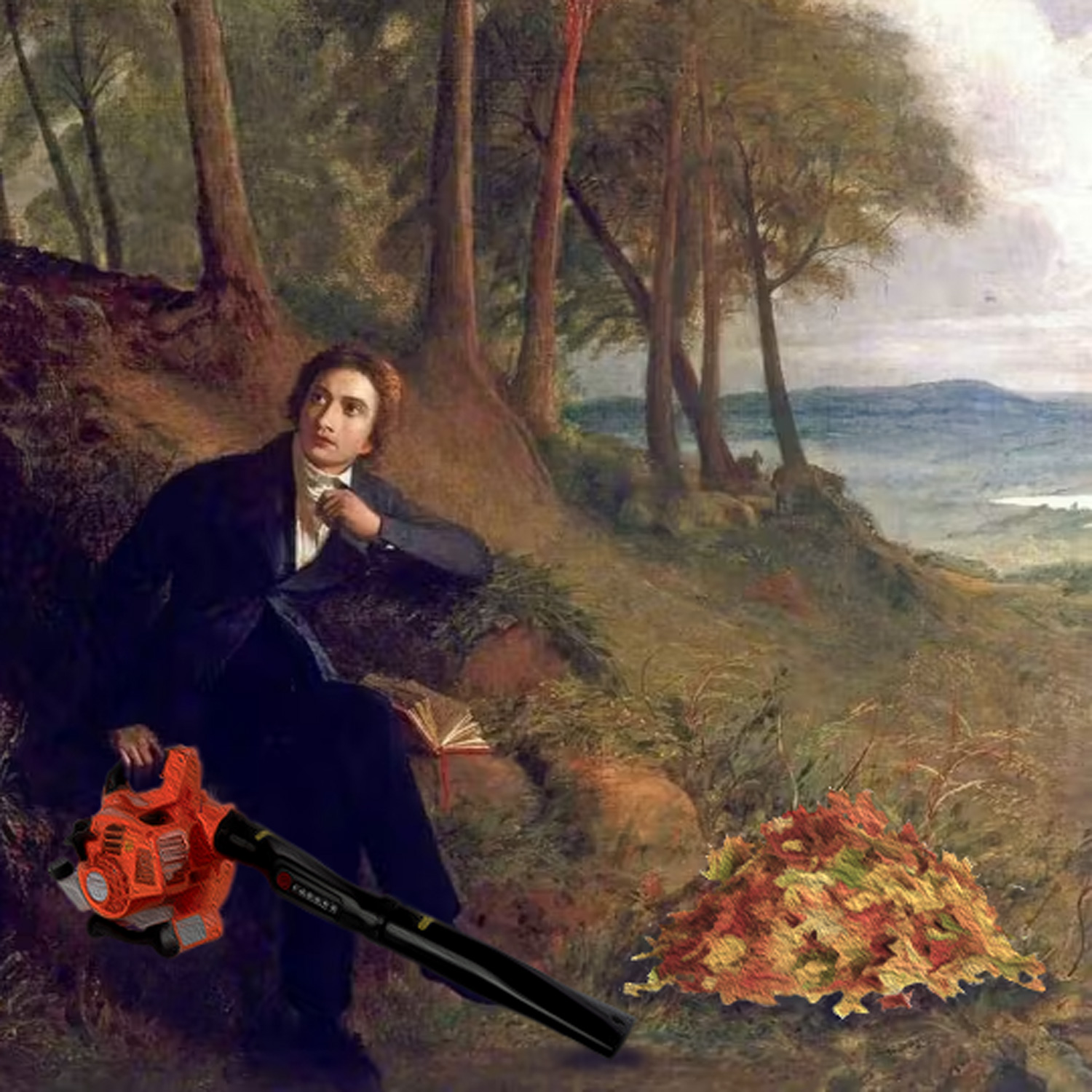 What's the quickest way to collect leaves?