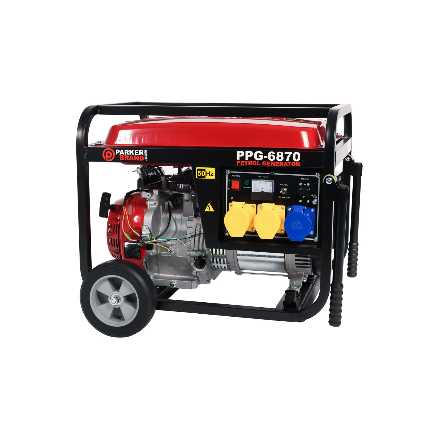 Petrol Power: High Power 6.8 KVA Generator