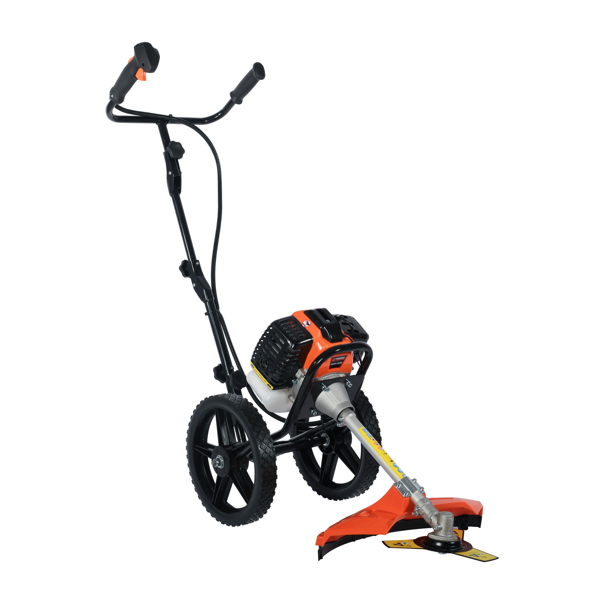 Rolling in Style: The Wheeled Brush Cutter Line Trimmer Takes Center Stage!