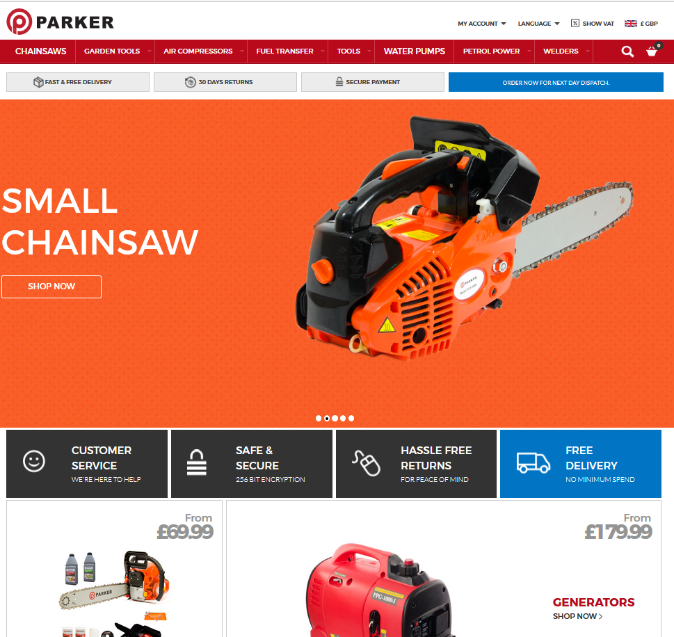 Shopping with Parker Brand has just got easier