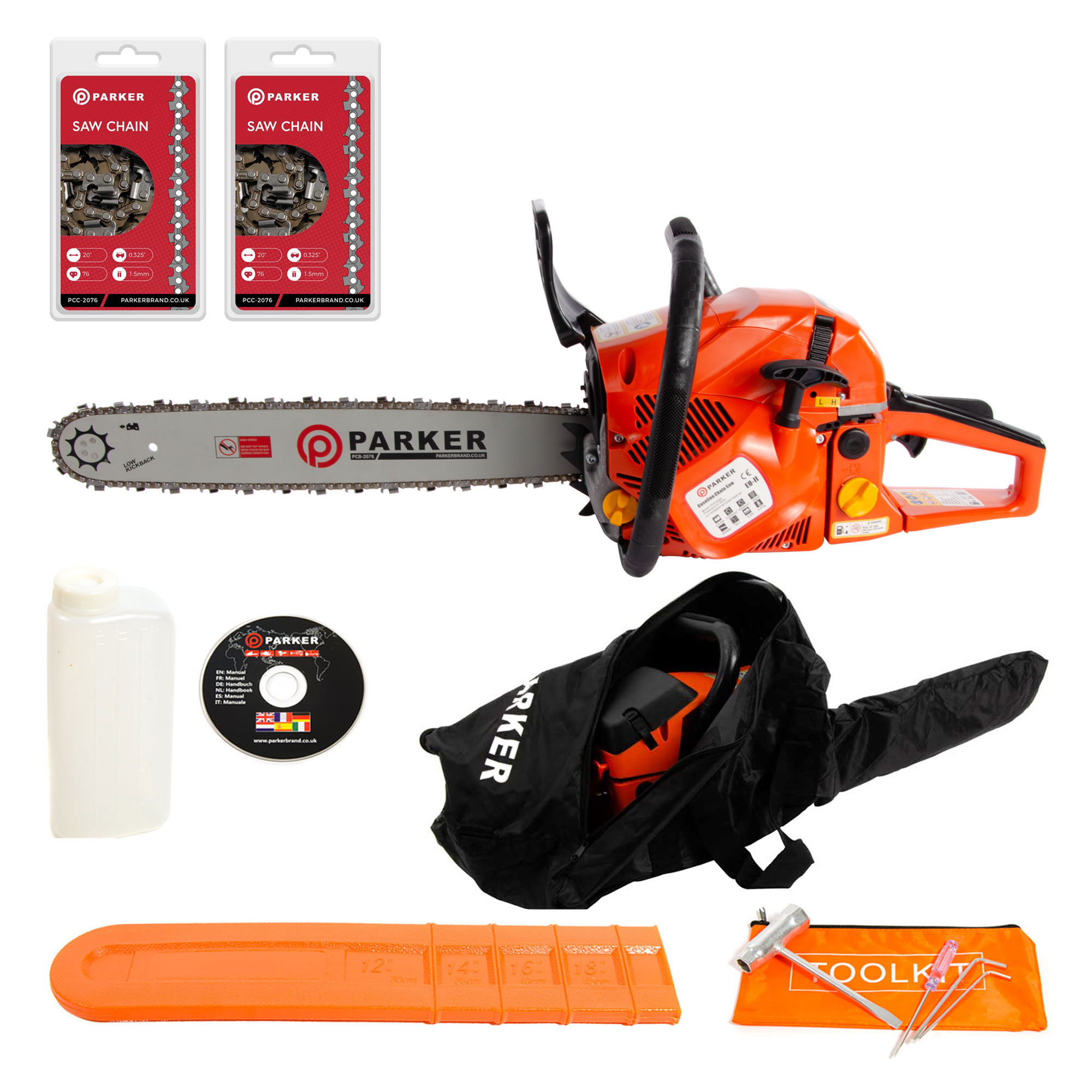 Unboxing a PCS-6200 Petrol Chainsaw - What's in the box?