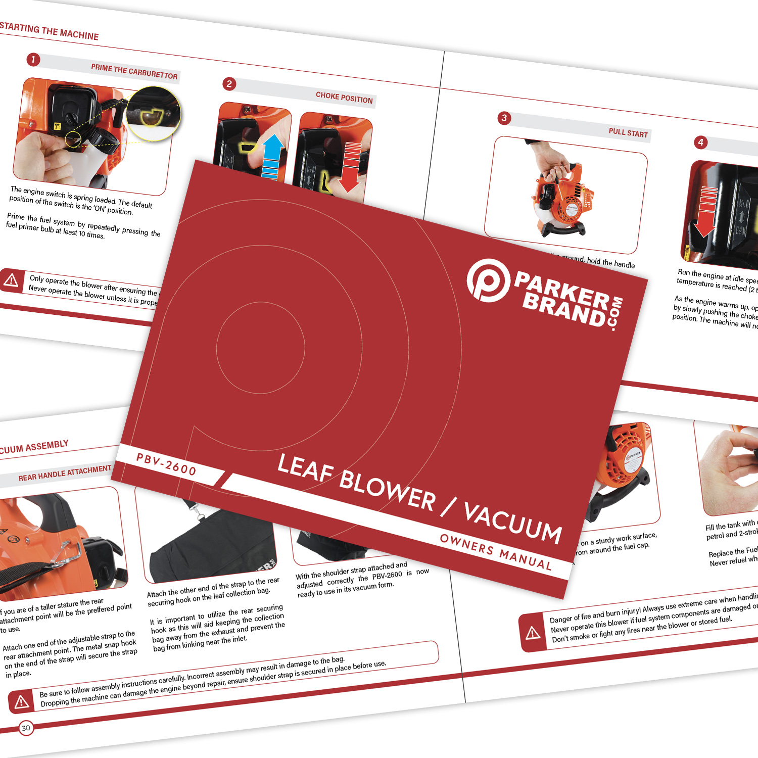 PBV-2600 Leaf Blower: Updated Manual