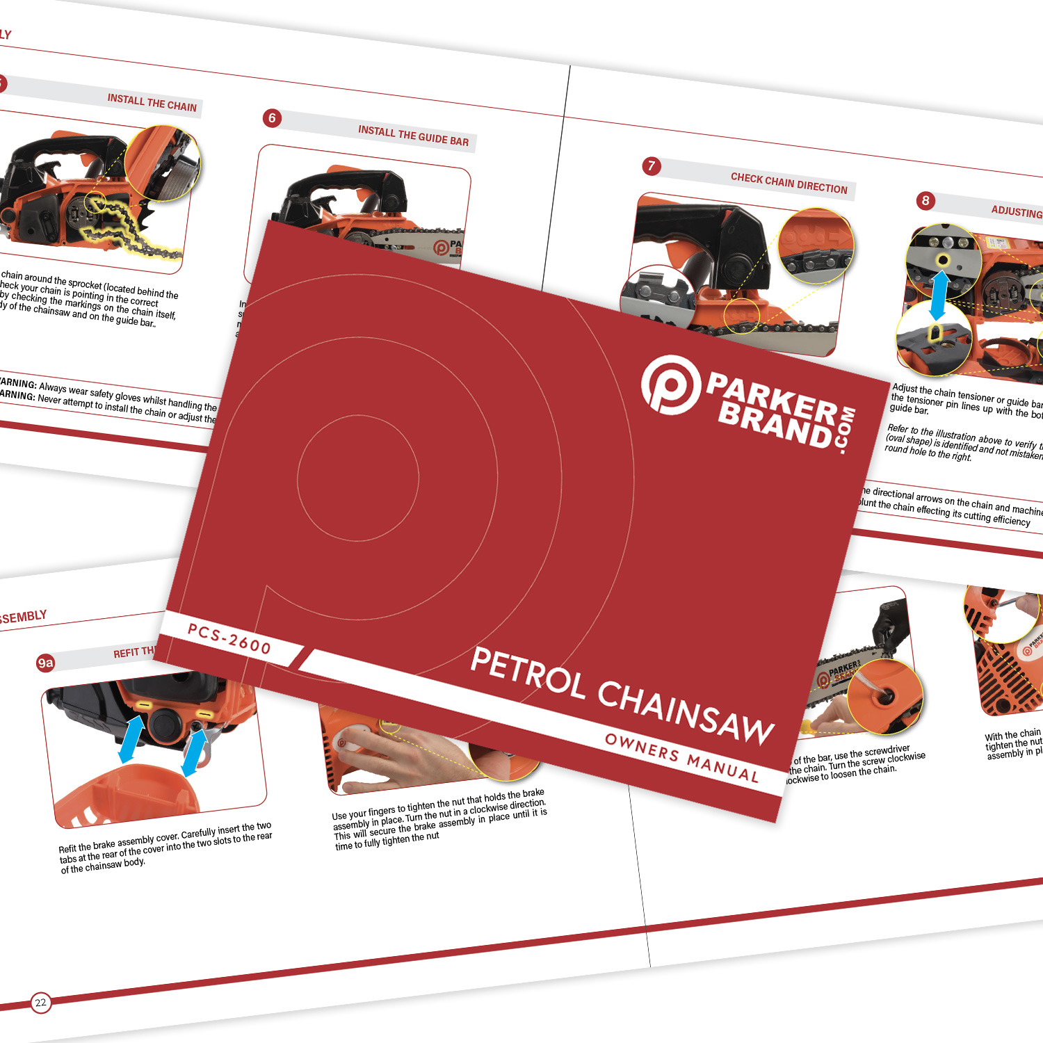 New Manual: PCS-2600 10" Chainsaw