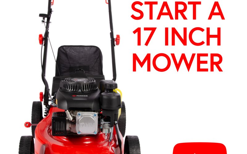 Starting Our 17" Petrol Lawn Mower