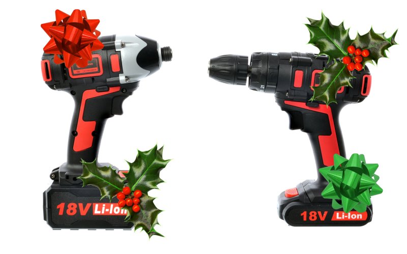 DIY GIFT IDEAS: #6 Cordless Hammer Drill & Impact Driver Set