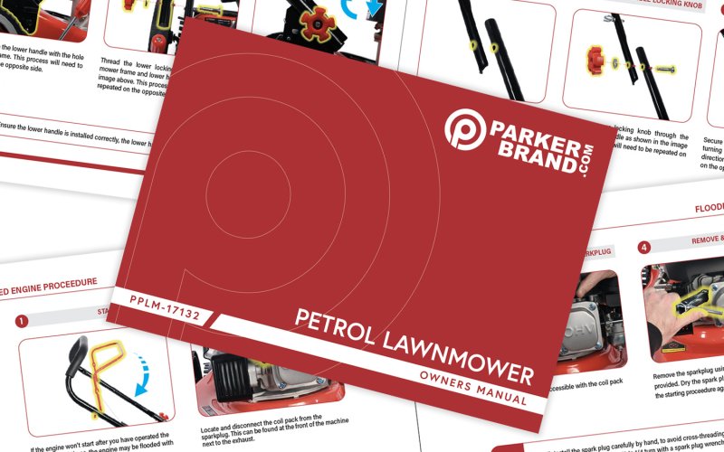 ALL-NEW MANUAL FOR OUR 21 INCH PETROL LAWNMOWER (PPLM-17132)