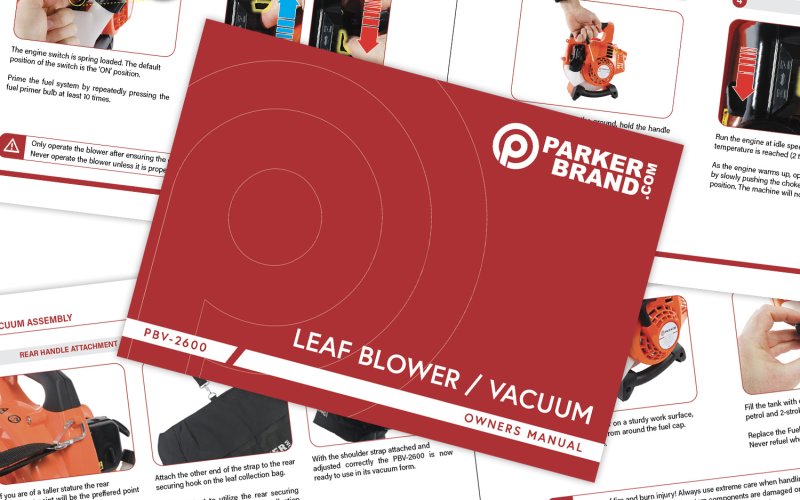 PBV-2600 Leaf Blower: Updated Manual