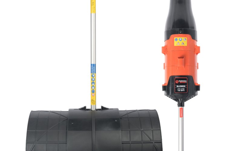 New Attachments for 52cc Machines: Leaf Blower & Our New Sweeper