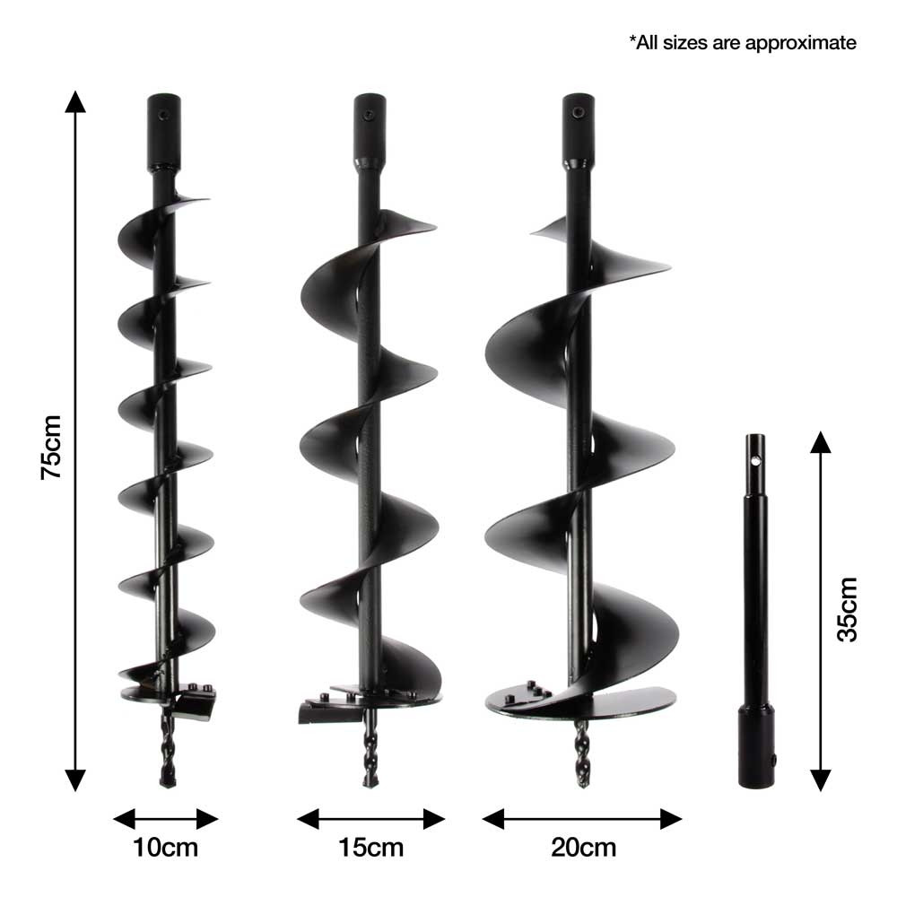 52cc Petrol Earth Auger / Fence Post Hole Borer ParkerBrand