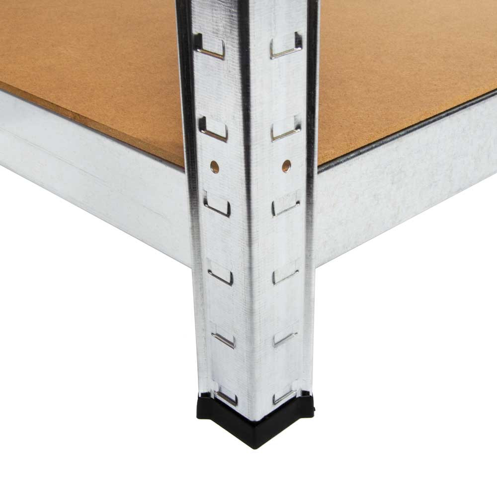 Galvanised Garage Corner Shelving Unit (175KG) Boltless ParkerBrand