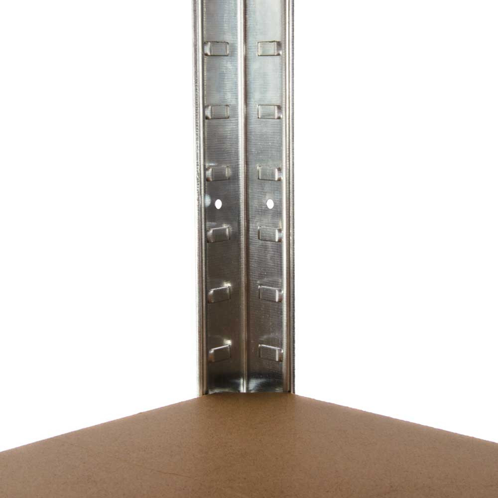 Galvanised Garage Corner Shelving Unit (175KG) Boltless ParkerBrand