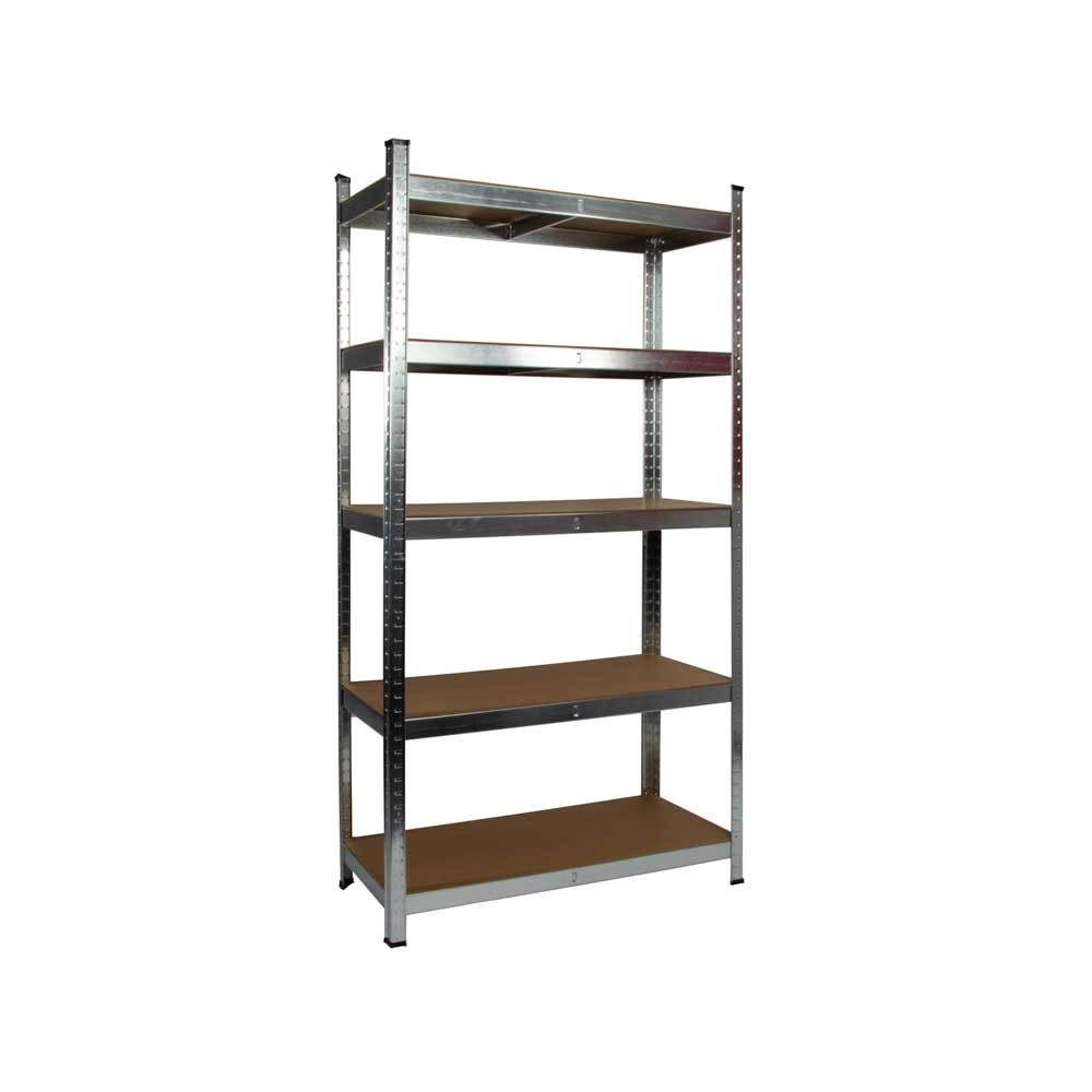 Galvanised garage shelving unit 175kg boltless
