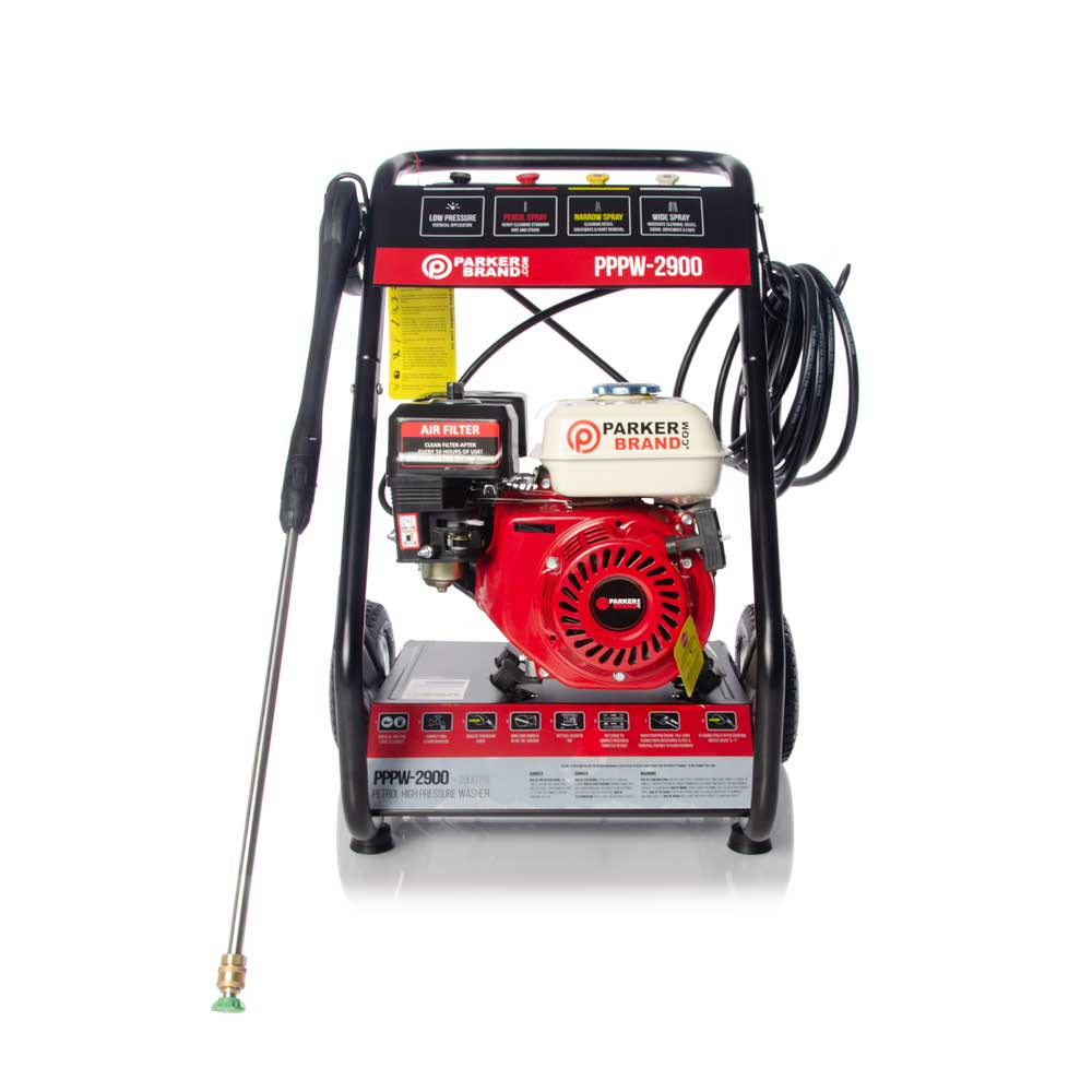 Petrol Pressure Jet Washer 6.5HP Engine 2900 PSI + OILS ParkerBrand
