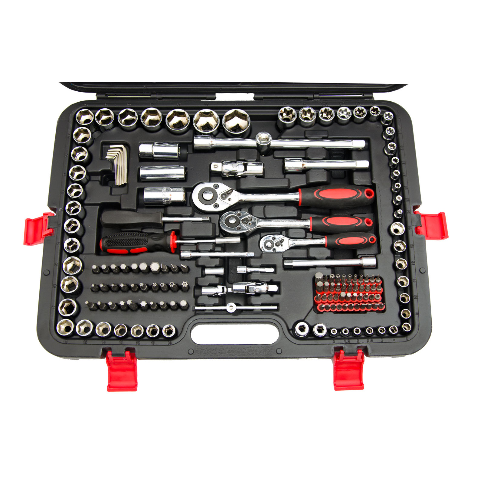 215 Piece Professional Socket Set 1/2" 3/8" 1/2" DR / Spanners / Torx + More ParkerBrand
