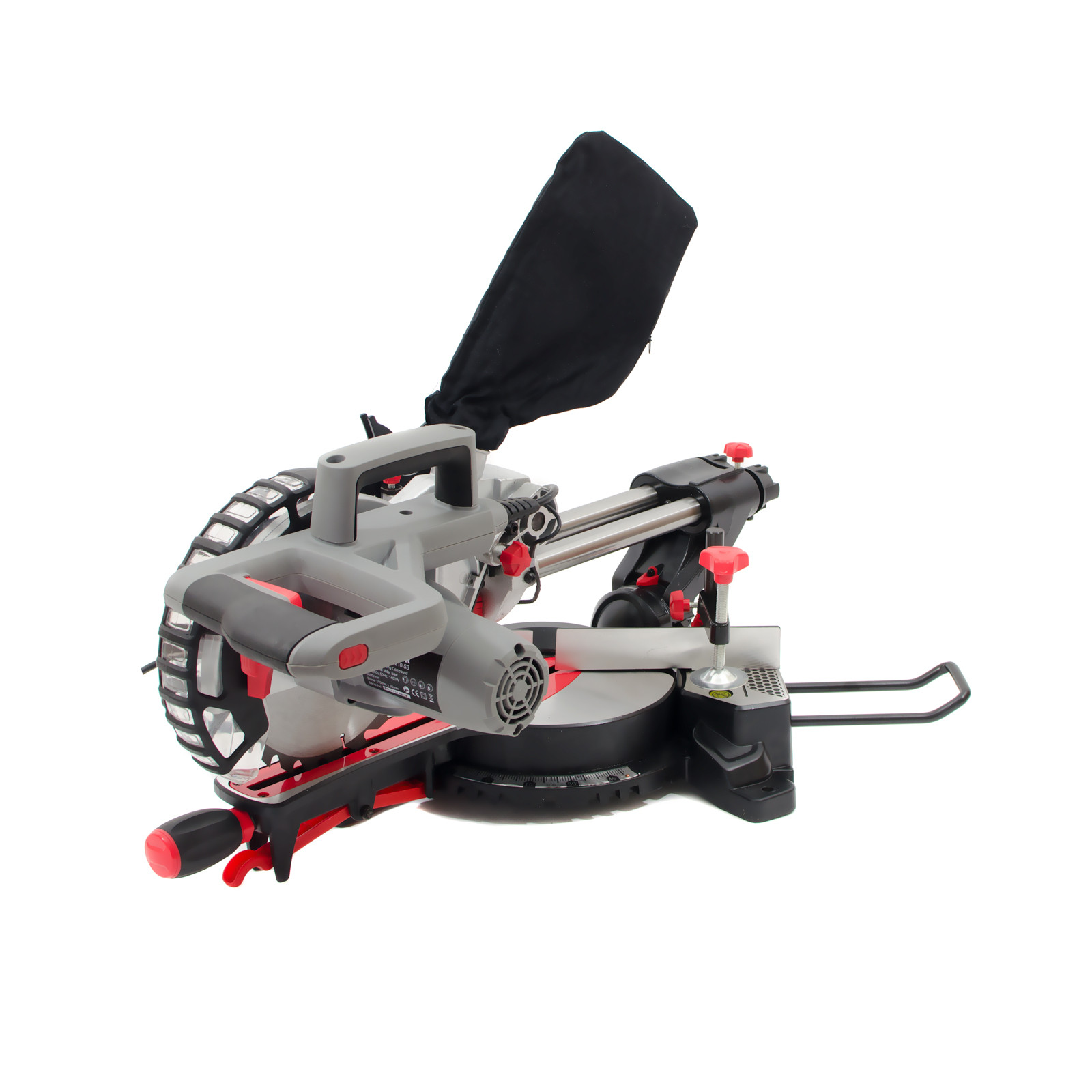 210mm (8") Sliding Compound Mitre Saw Bevel Cut ParkerBrand