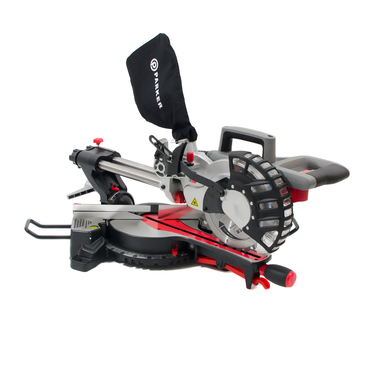 210mm (8") Sliding Compound Mitre Saw Bevel Cut ParkerBrand