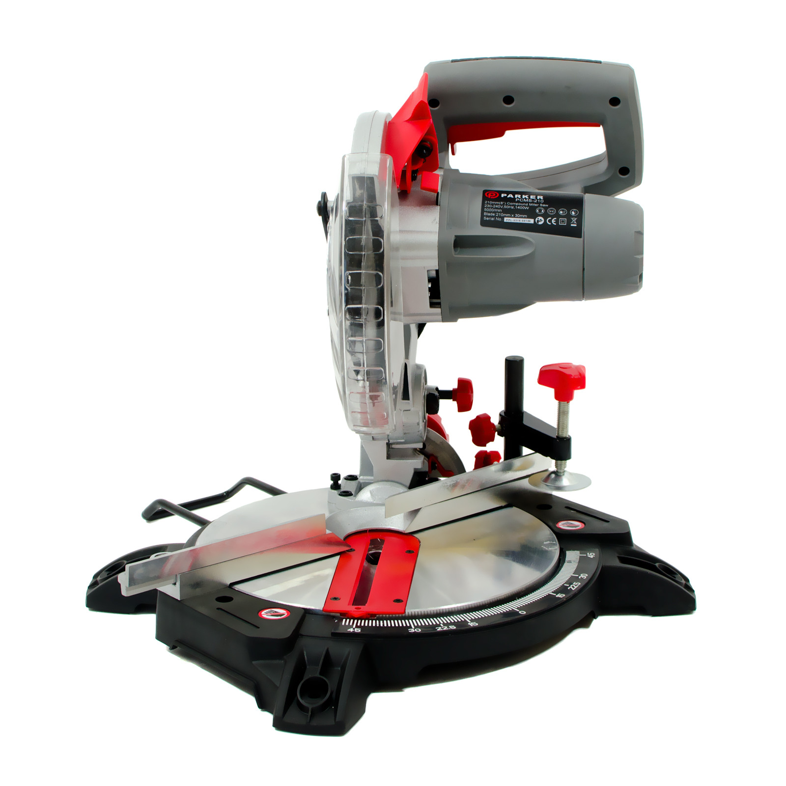 210mm (8") Compound Single Bevel Mitre Saw ParkerBrand