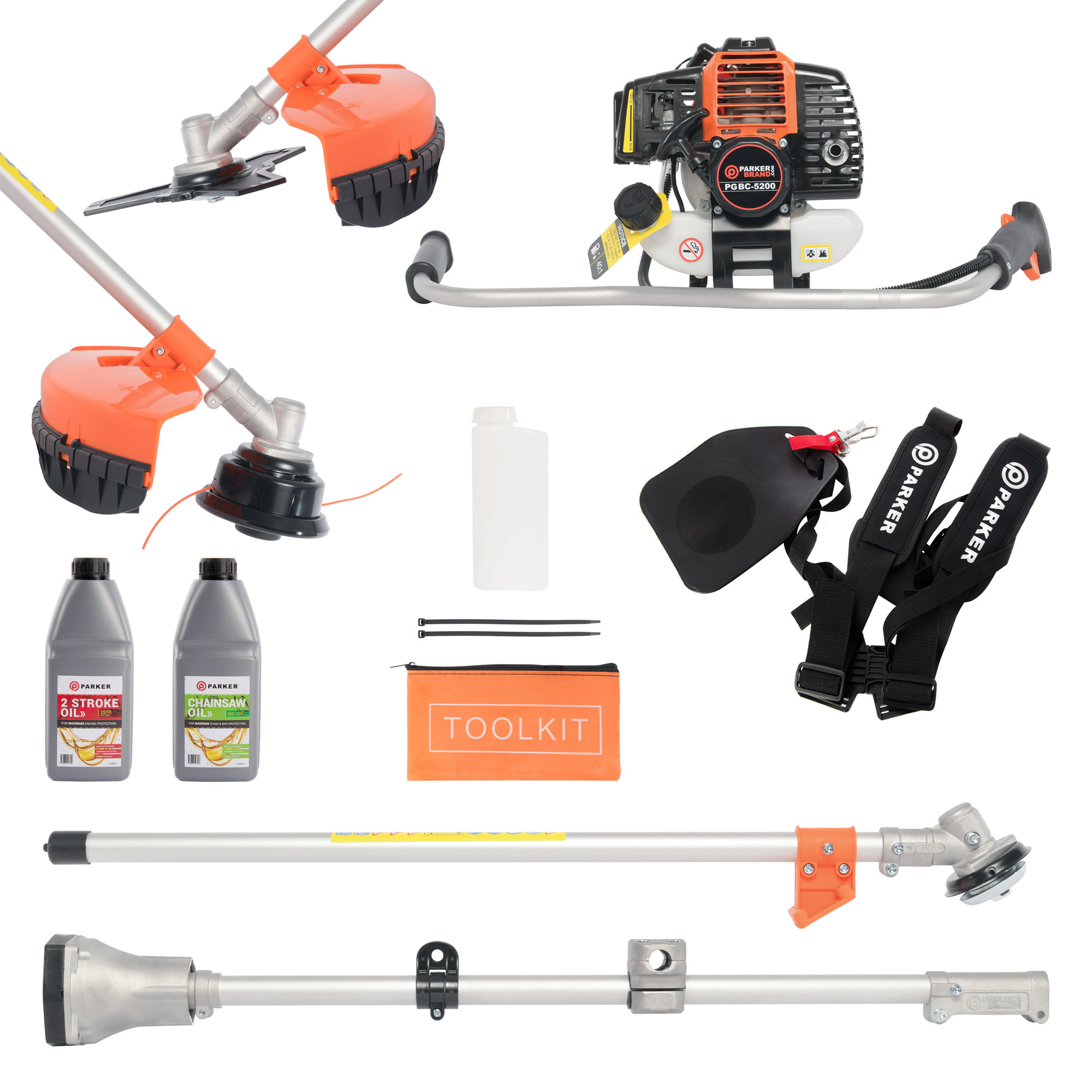 Reviews for 52cc Petrol Garden Brush Cutter, Grass Trimmer + Oil