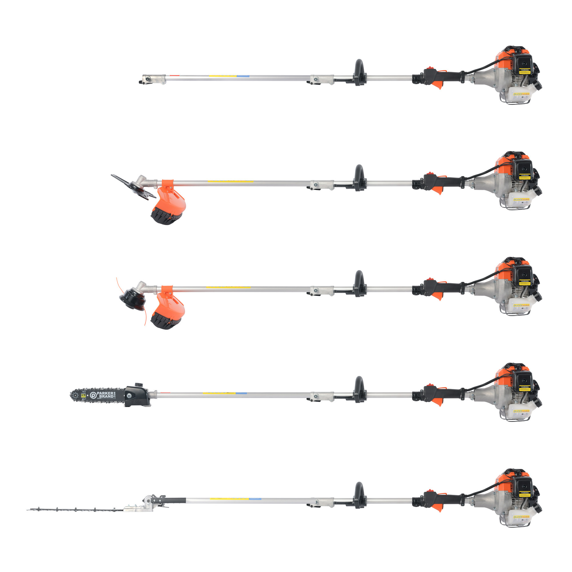 52cc Petrol Multi Function 5 in 1 Garden Tool Brush Cutter, Grass