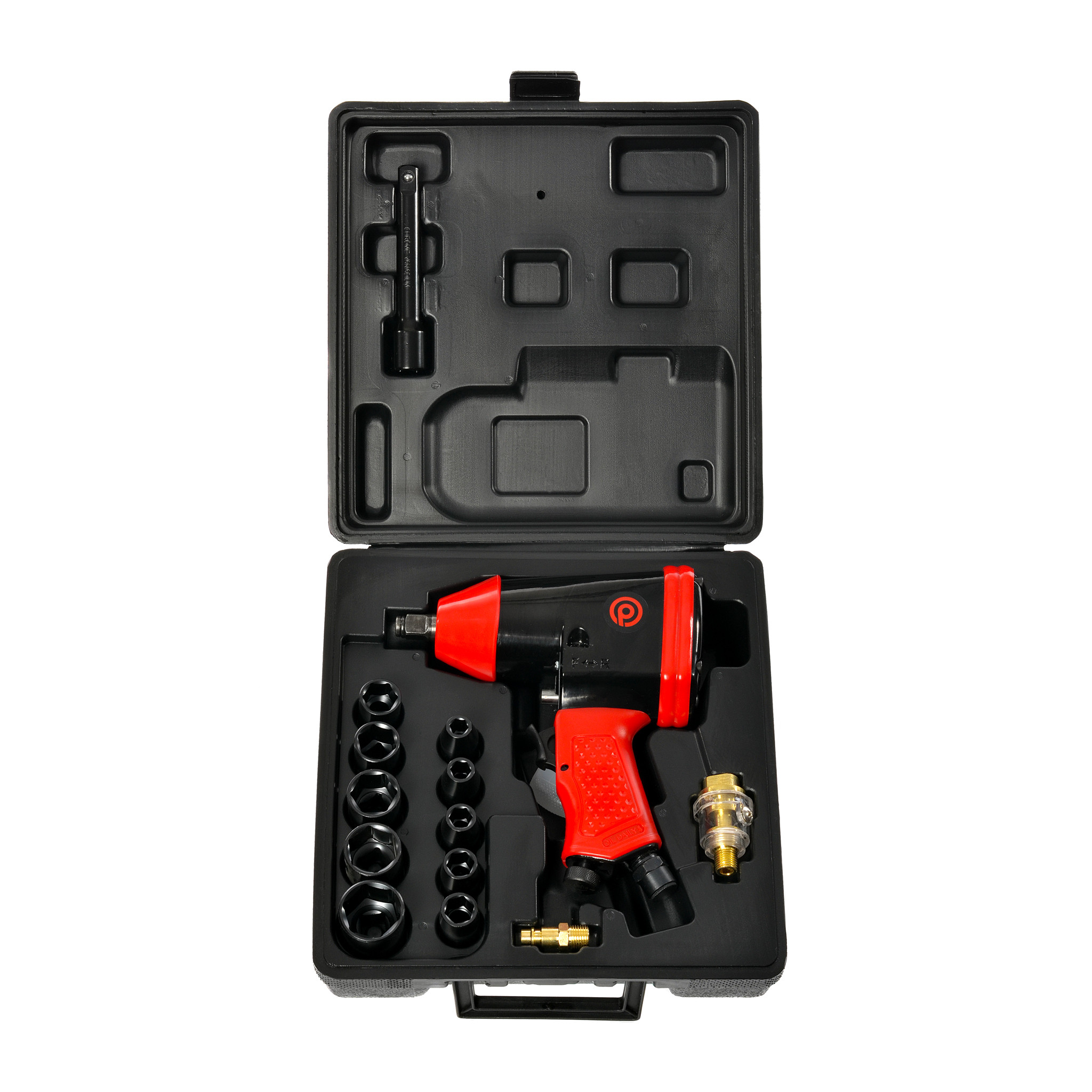 17 Piece 1/2" Air Impact Wrench Kit ParkerBrand