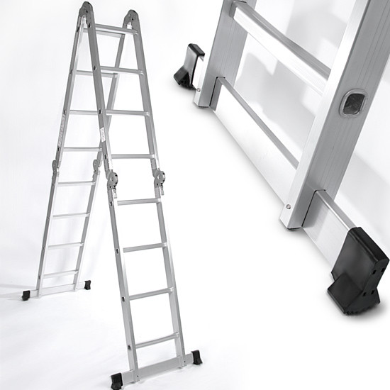 3.5m / 11.5ft Aluminium Multi Purpose Extension Ladder / Step
