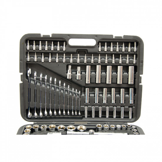 215 Piece Professional Socket Set + Torque Wrench ParkerBrand