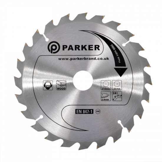 210mm Mitre Circular Saw Blade (24Tooth) ParkerBrand