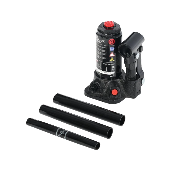 ParkerBrand 2 Ton Hydraulic Bottle Jack – 2000kg Lifting Capacity, 181-345mm, Overload Protection