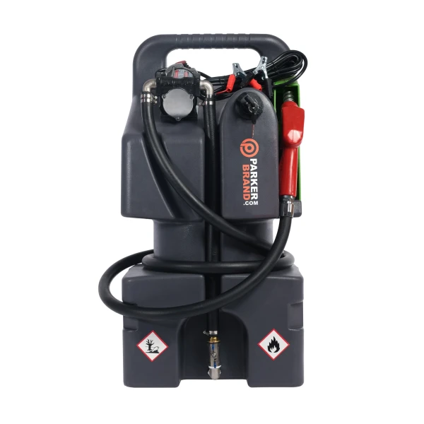 100L Portable Fuel Tank with 12V Pump