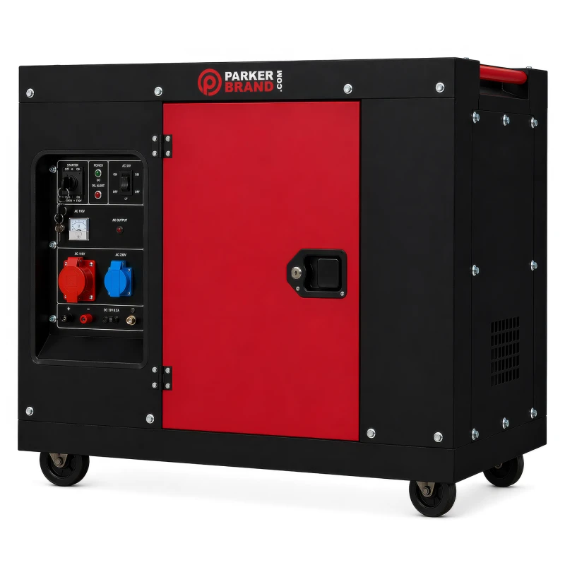 7.5kVA Silent Diesel Generator Dual Voltage 115/230V Single Phase