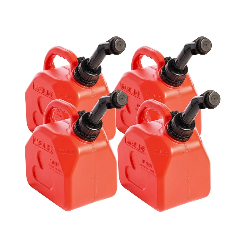 4 HDPE Plastic Emergency Jerry Can 5L
