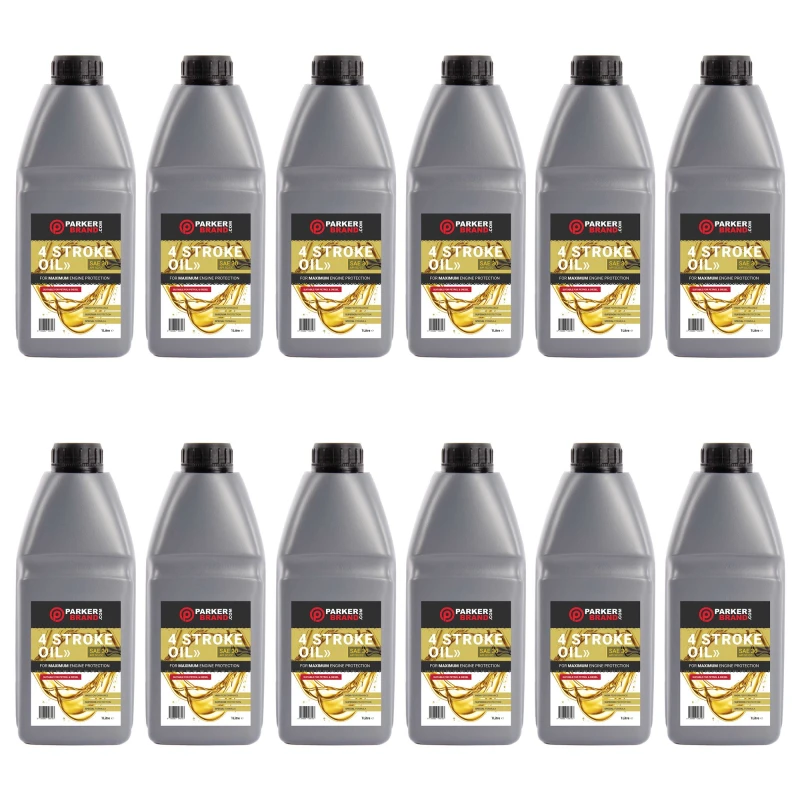 12 Pack 1L - 4 Stroke Oil for ParkerBrand Machines (SAE30)