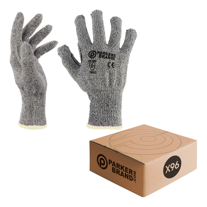 96 x Anti Cut / Safety Work Gloves (Level 5) - X-Large