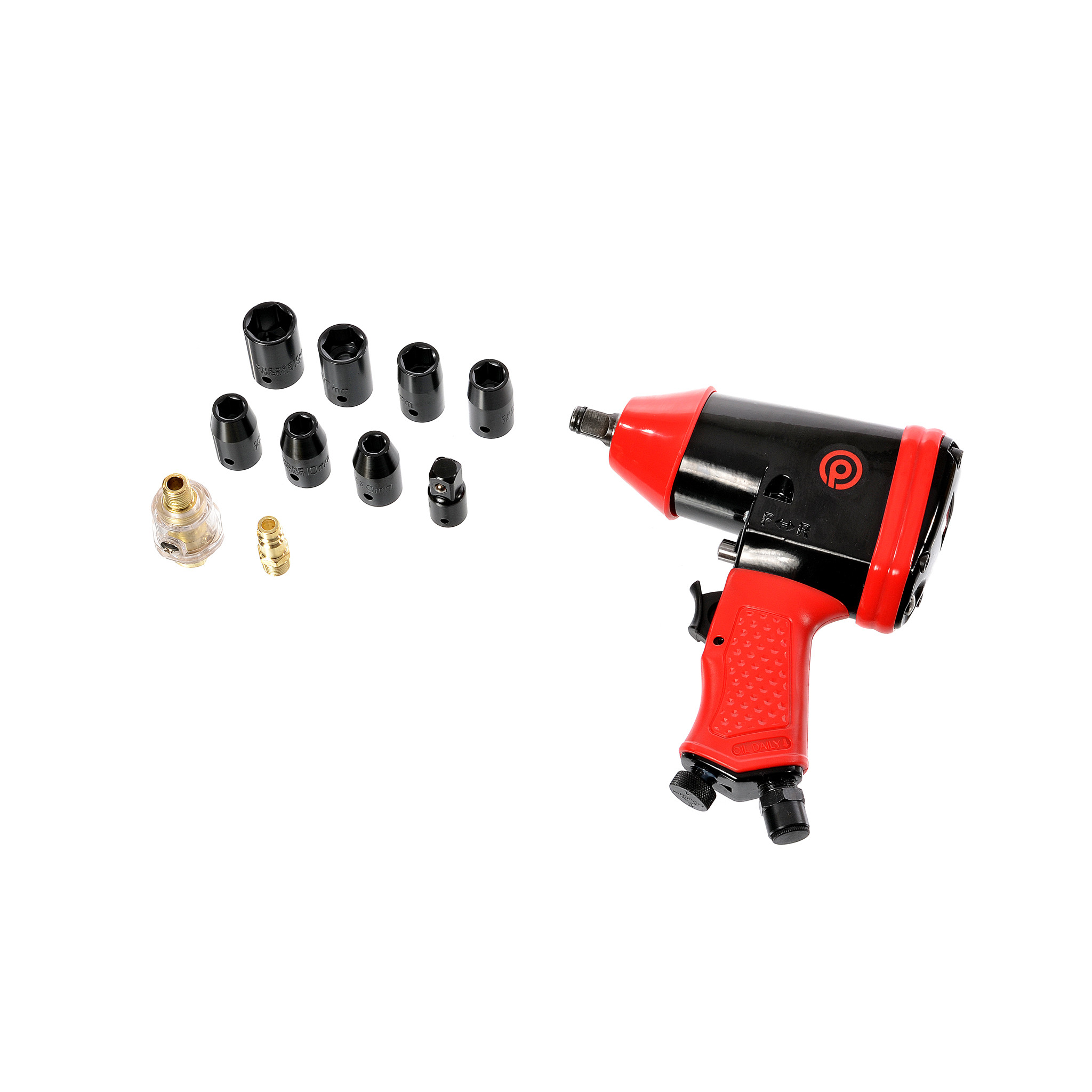 15 Piece 1/2" Air Impact & 3/8" Air Ratchet Wrench Kit now £44.99 in