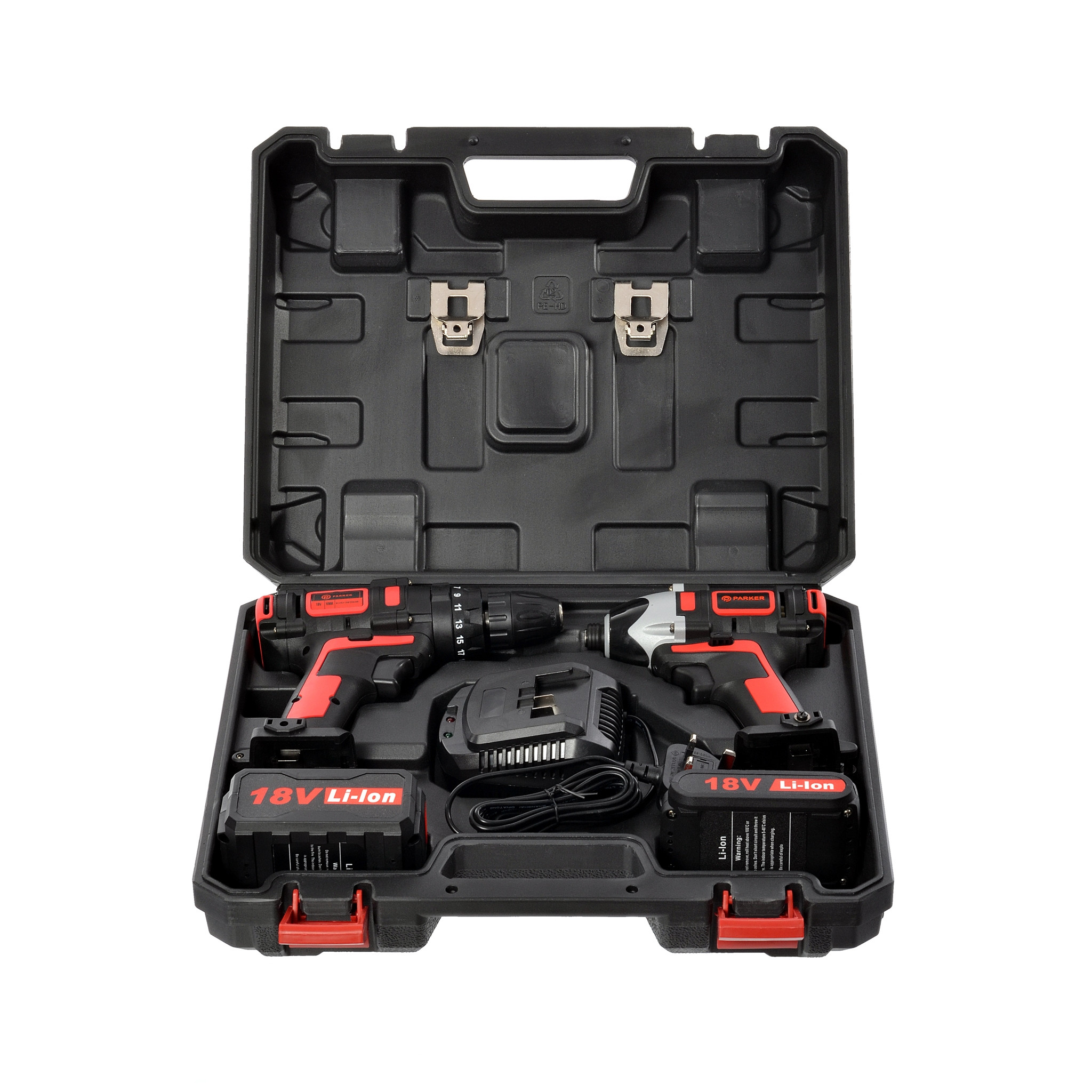 Cordless Hammer Drill & Impact Driver Set 18V 3.0AH LiIon now £94.99