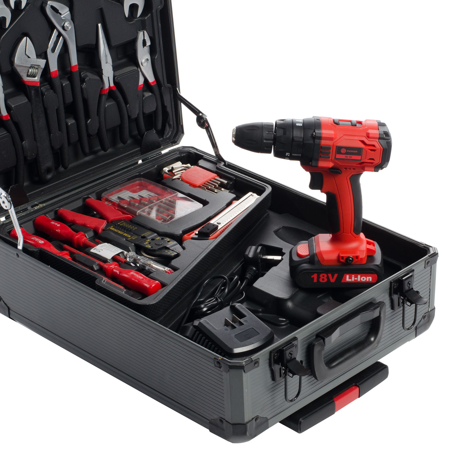 Cordless Drill & Ultimate Tool Kit / Socket Set / Screw Drivers + More