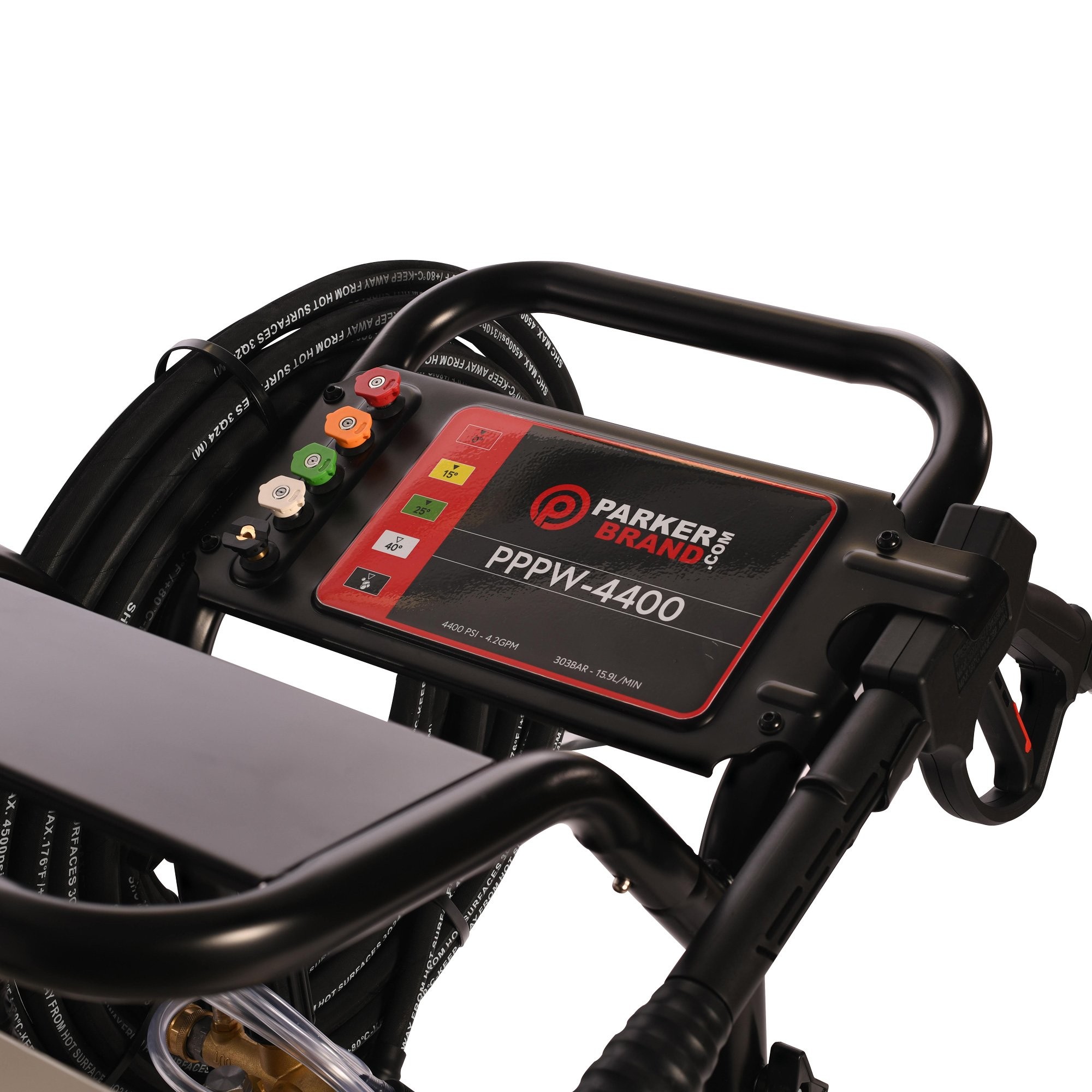 Heavy Duty Petrol Pressure Washer 420cc 4400 PSI ParkerBrand