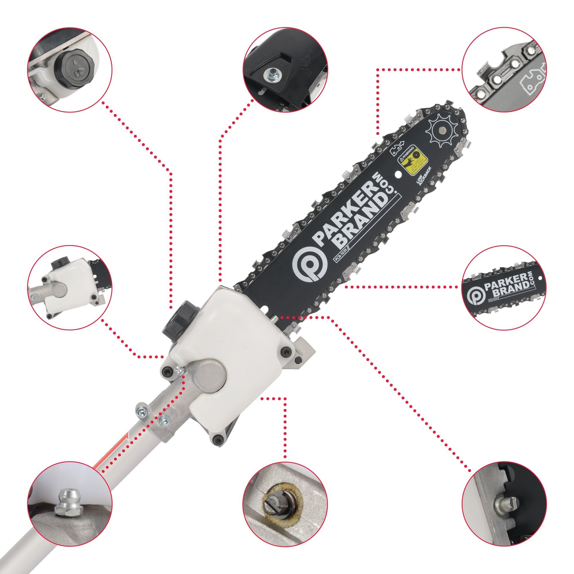 Complete Chainsaw Attachment (PGMT-5200) | ParkerBrand
