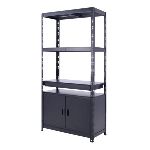 Heavy Duty Garage Shelving Unit with Drawer – 150kg Powder-Coated Steel Storage Rack, 180×90×40cm