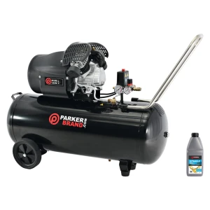 100 Litre Air Compressor - 13.8 CFM, 3.0 HP, 100L  Complete with Hydraulic Oil