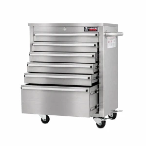 26” Stainless Steel Roller Tool Cabinet– 6 Drawer Heavy Duty Workshop Tool