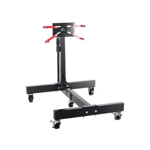 Heavy-Duty Engine Stand – 680kg Capacity, 360° Rotating Head, Wheeled Base