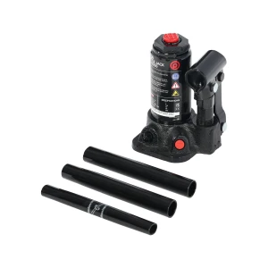 ParkerBrand 2 Ton Hydraulic Bottle Jack – 2000kg Lifting Capacity, 181-345mm, Overload Protection