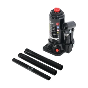 ParkerBrand 3 Ton Hydraulic Bottle Jack – 3000kg Lifting Capacity, 194-372mm, Overload Protection
