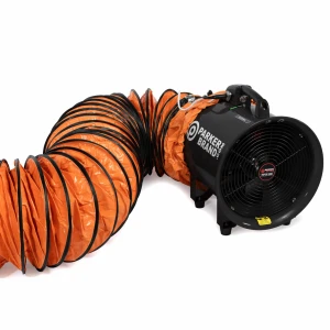 10 Inch Portable Industrial Ventilation Fan With 10 Meter PVC Ducting