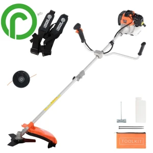 52cc Petrol Brush Cutter – Refurbished – Twin-Line Spool & Brush Blade