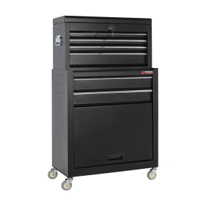 8 Drawer Heavy-Duty Steel Tool Chest & Roller Cabinet with Castors – Garage Workshop Storage