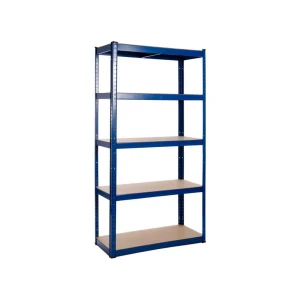 Black Powder Coated Garage Shelving Unit (175KG) - Boltless
