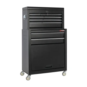 8 Drawer Heavy-Duty Steel Tool Chest & Roller Cabinet with Castors – Garage Workshop Storage